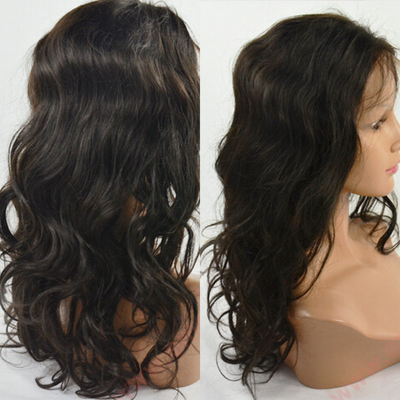 Peruvian lace front wig factory price DL0014